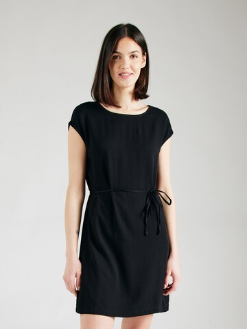 Robe d’été mazine en noir : devant