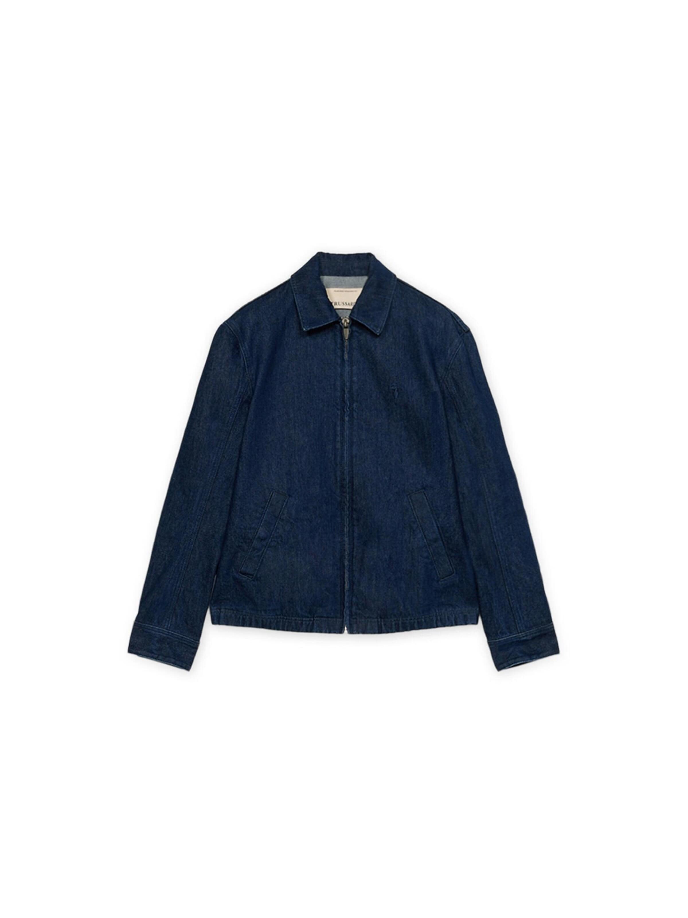 Trussardi Between-season jacket in Blue: front