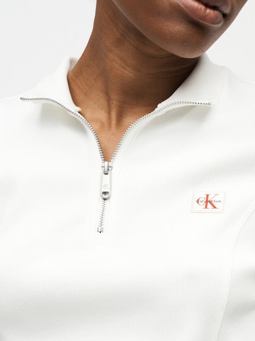 Regular Pantalon folklorique Calvin Klein Jeans en blanc