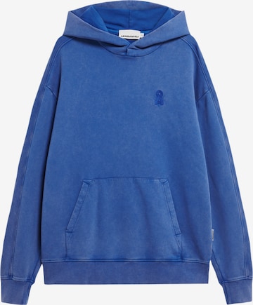 ARMEDANGELS Pullover ' EMAAL HOODIE GMT DYE ' in Blau: Vorderseite