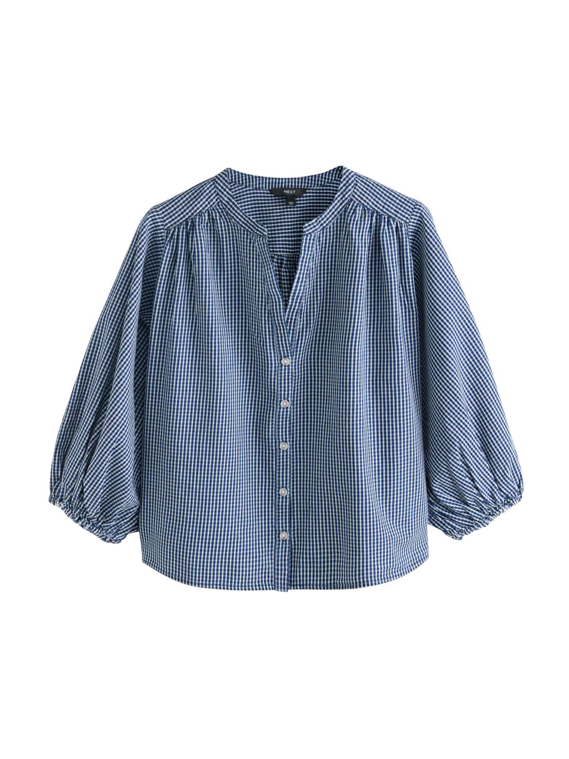 Next Bluse in Blau: Vorderseite