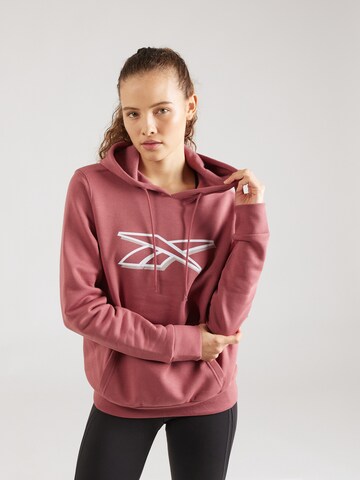 Reebok Sportief sweatshirt in Rood: voorkant