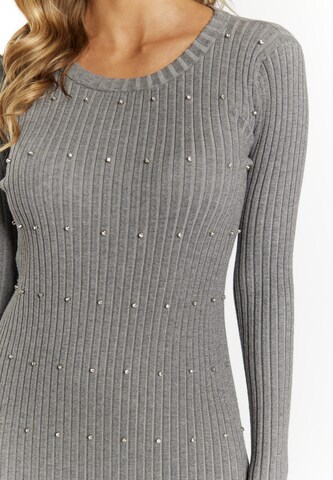 faina Knitted dress in Grey