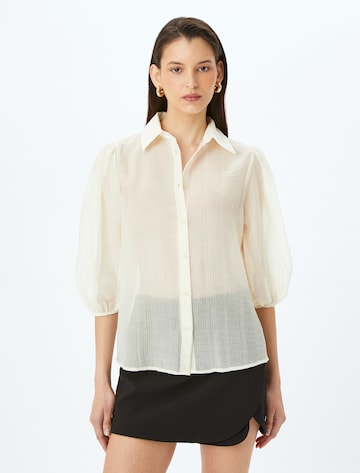 Koton Bluse in Beige: Vorderseite