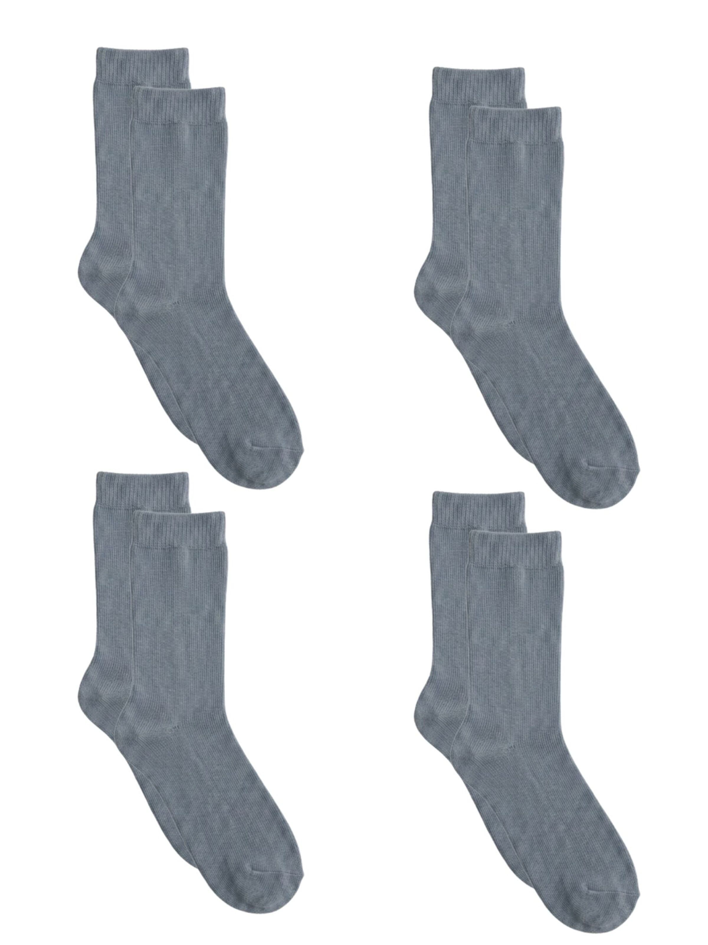 Albero Natur Socks 'Bio-Baumwoll-Kindersocken-4er Pack' in Grey: front
