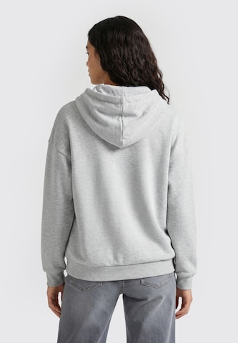 MYMO - Sudadera con cremallera 'VARSITY' en gris