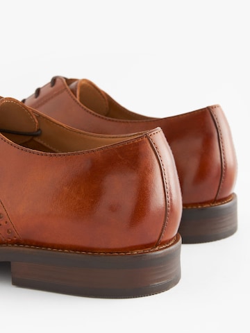 Next Lace-Up Shoes 'Derby' in Brown