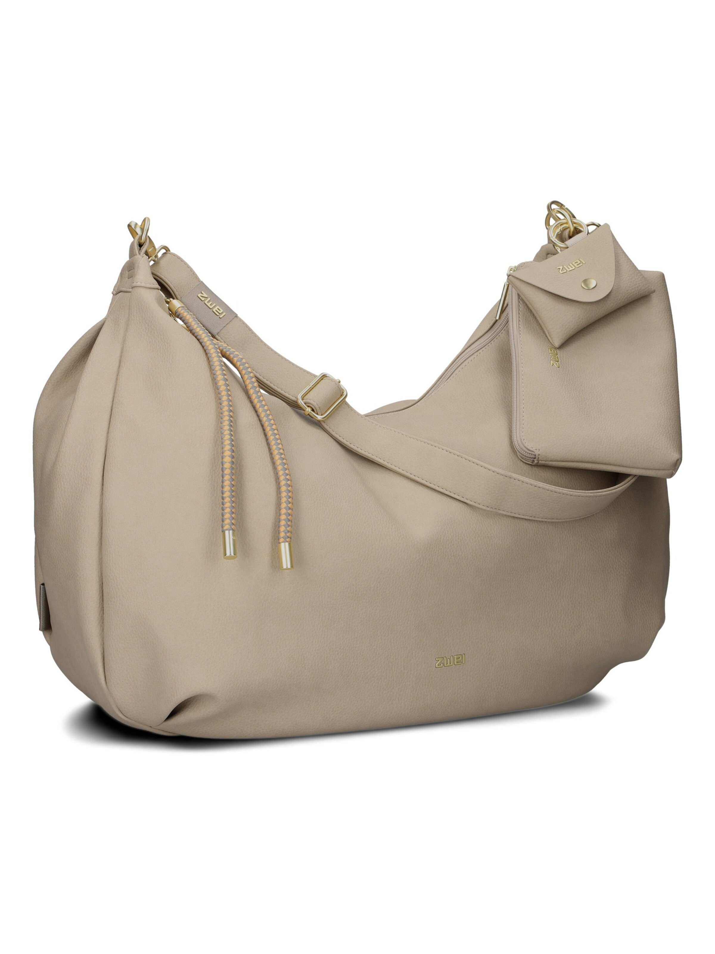 ZWEI Schultertasche 'LOLA'‌‌‌‌‌‌‌ in Beige: Vorderseite