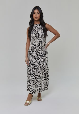 South Beach Jurk in Zwart: voorkant