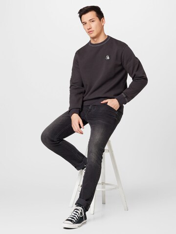 QUIKSILVER Athletic Sweatshirt in Black