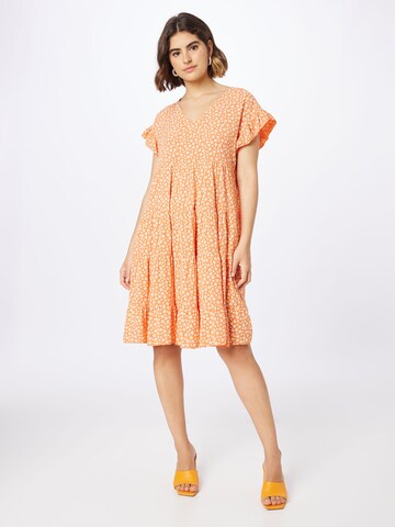 Hailys Summer dress 'Jolene' in Orange: front