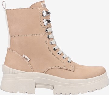 Rieker EVOLUTION Lace-Up Ankle Boots in Beige
