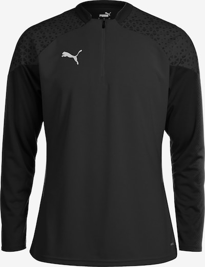 PUMA Camisa funcionais 'TeamCup' em cinzento / preto / branco, Vista do artigo