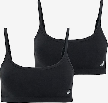 ADIDAS ORIGINALS BH ' Sport Active Modal Comfort ' in Zwart: voorkant