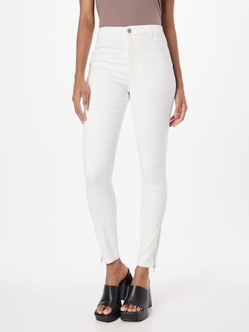 Skinny Jean 'ROYAL' ONLY en blanc : devant