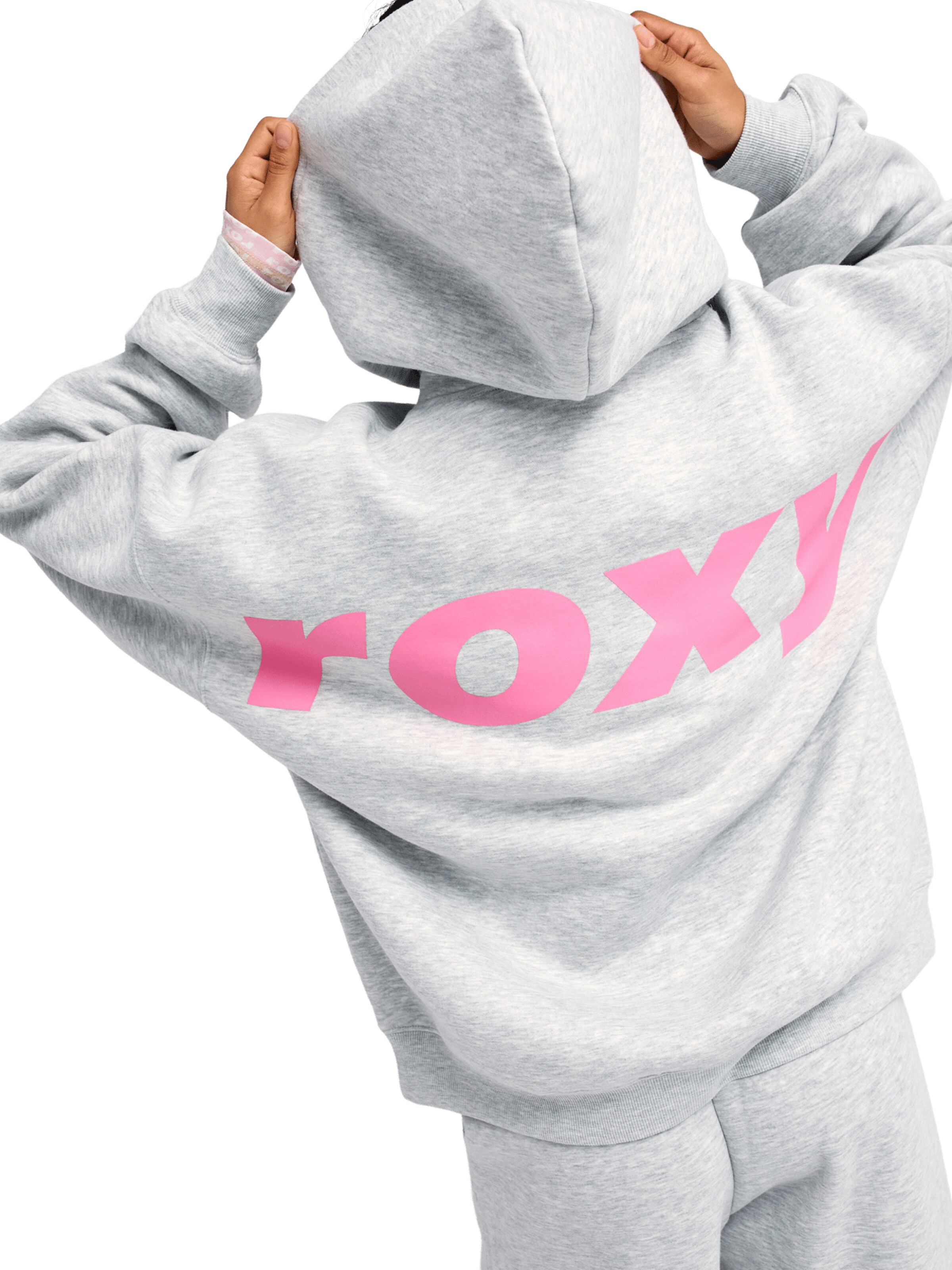 HighDroxy Sweatshirt 'Surf Doll' in Grau: Vorderseite