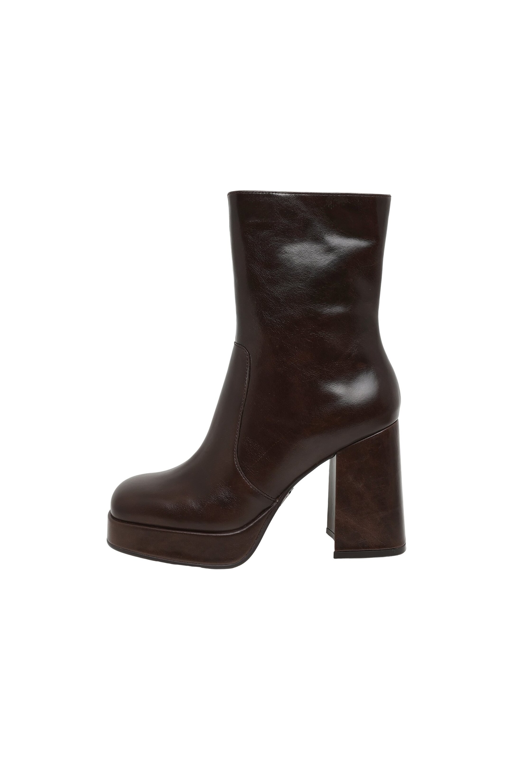 STEVE MADDEN Къси ботуши 'Echos' в кафяво: отпред