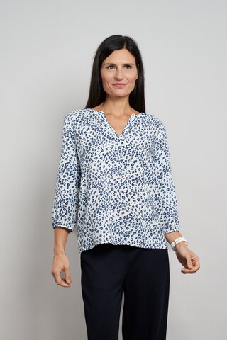 Seidel Moden Bluse in Blau: Vorderseite
