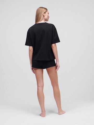 Karl Lagerfeld - Pijama 'Ikonik 2.0' em preto