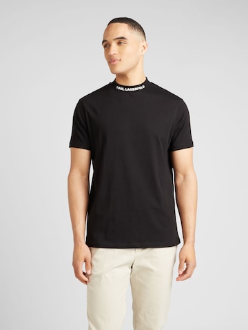 Karl Lagerfeld Shirt in Zwart: voorkant