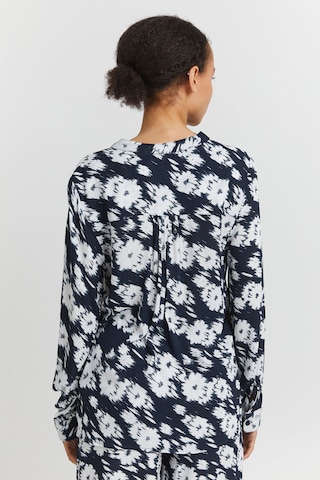 ICHI Blouse 'IHMARRAKECH' in Blauw