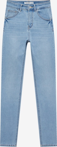 Pull&Bear Skinny Jeans in Blue: front