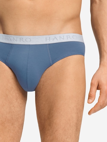 Hanro Slip ' Cotton Essentials ' in Blauw