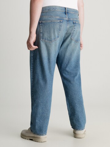 Calvin Klein Jeans Plus Tapered Farkut 'REGULAR TAPER PLUS' värissä sininen