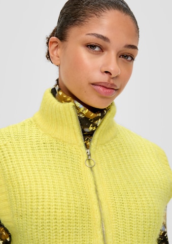 Pull-over QS en jaune