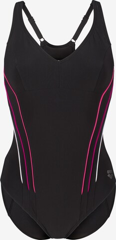 ARENA Bustier Shaping-badpak 'BODYLIFT MARINA C-CUP' in Zwart: voorkant