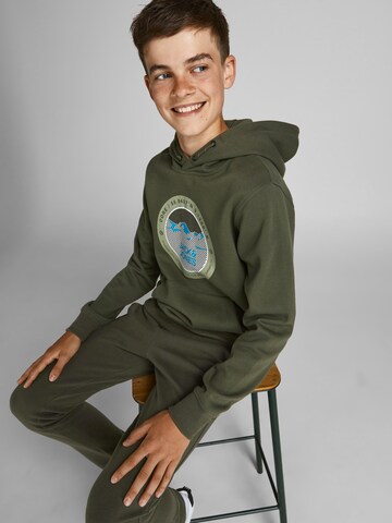 Jack & Jones Junior Sweatshirt 'Bilo' in Green