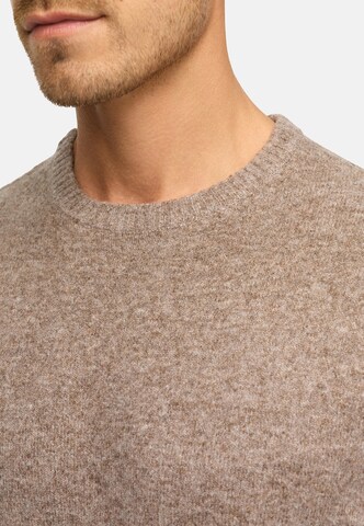 INDICODE JEANS Sweater 'INTrax' in Brown
