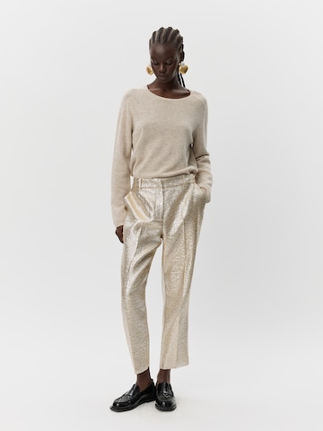 Sofie Schnoor Loosefit Hose 'CordeliaSW' in Gold: Vorderseite