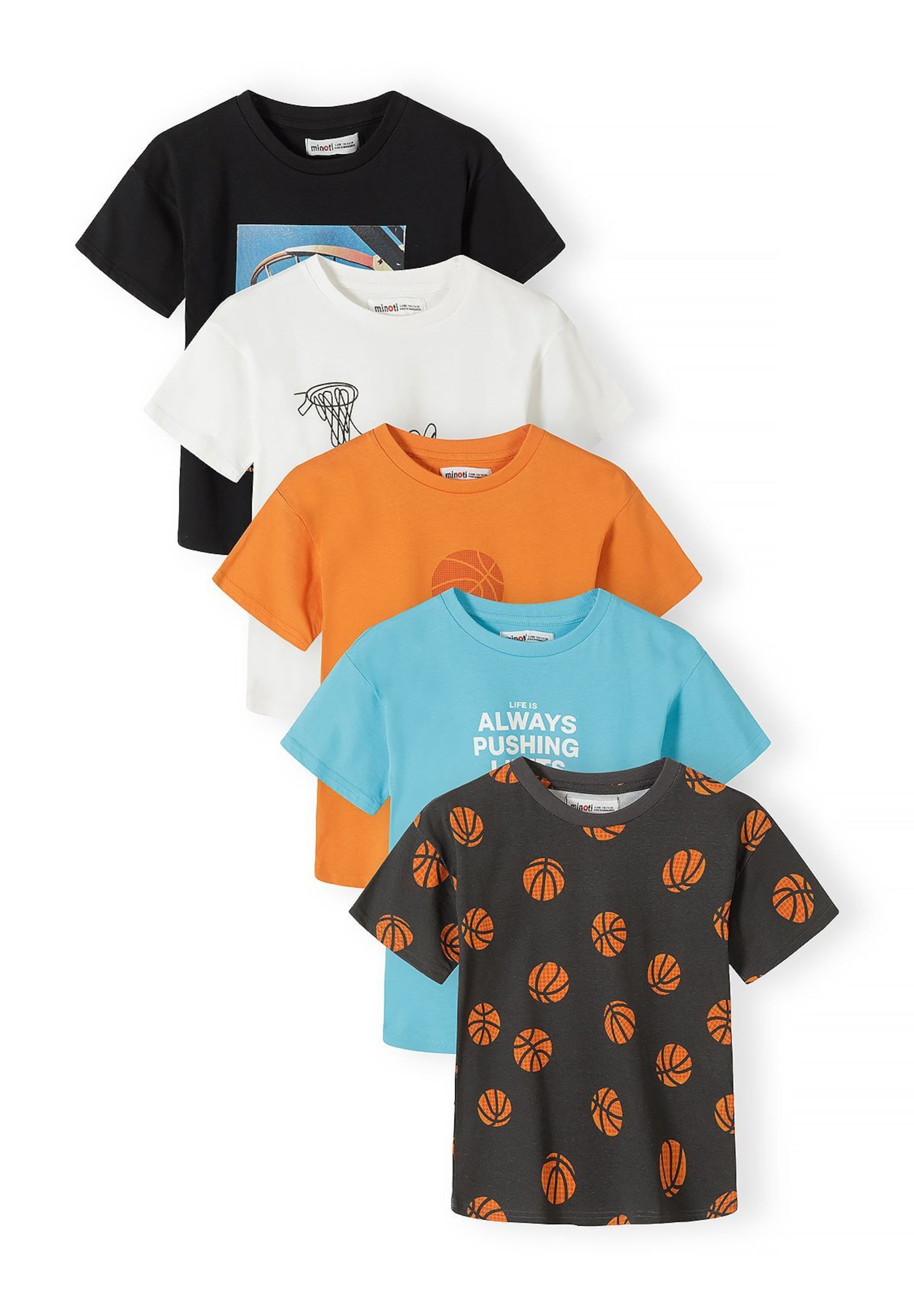 T-Shirt MINOTI en bleu : devant