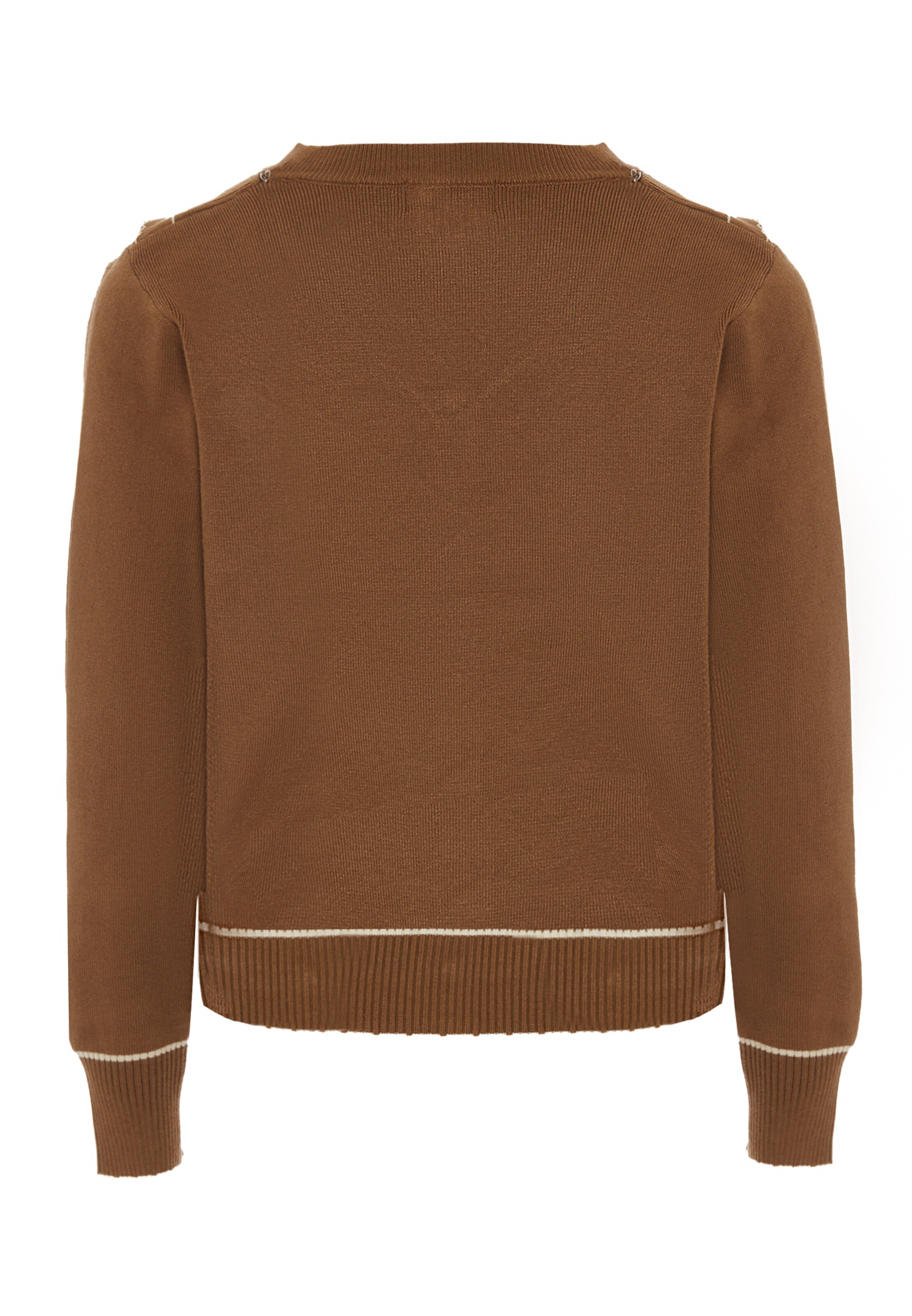 NAEMI Knit cardigan in Brown