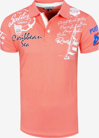 Rusty Neal Shirt in Oranje: voorkant