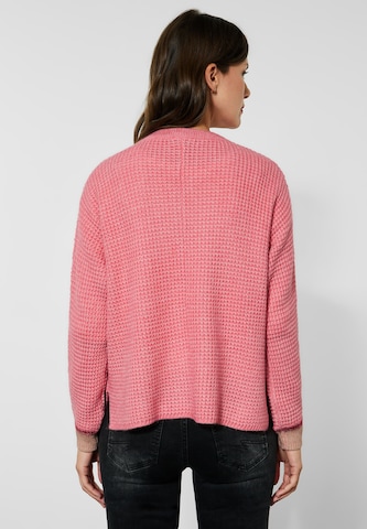 STREET ONE Knit Cardigan in Pink