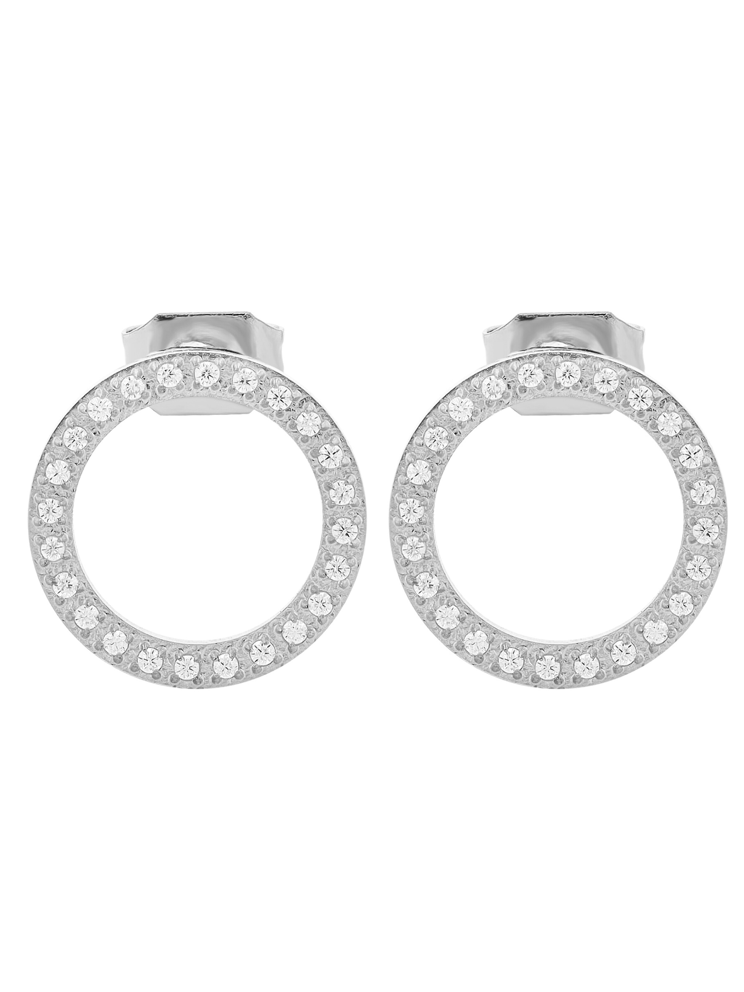 Akzent Earrings 'Miral, langlebig' in Silver: front