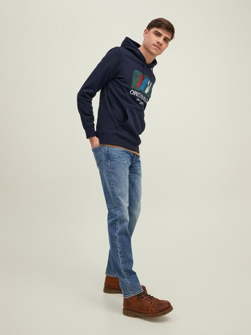 JACK & JONES Mikina 'Nate' – modrá