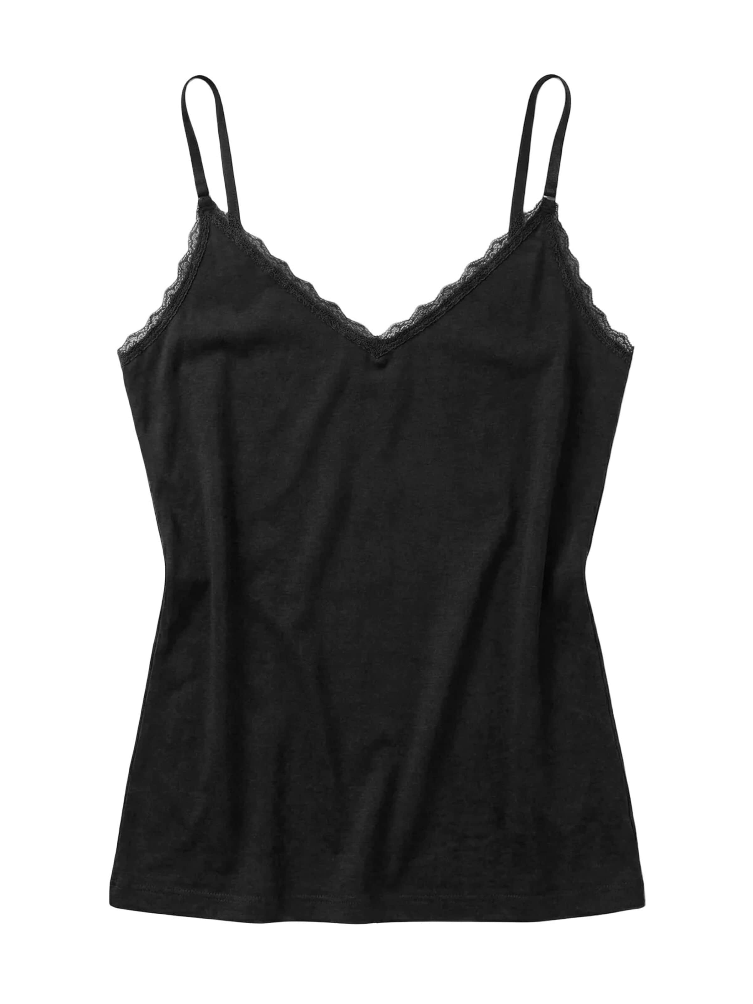ÖTS Top 'Tanktops & Camis' | črna barva