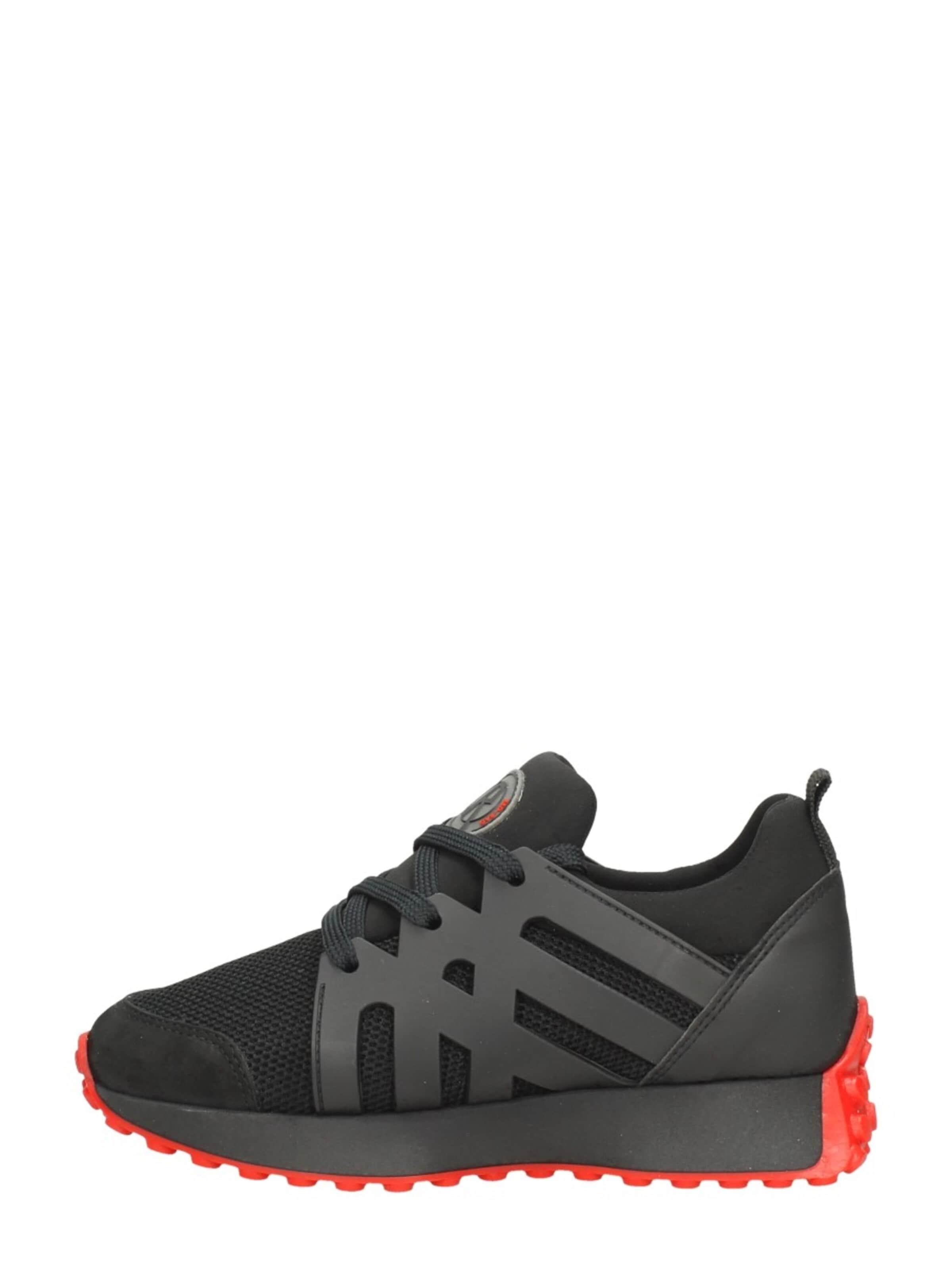 Red-Rag Sneakers 'Sneakers Laag' in Black: front