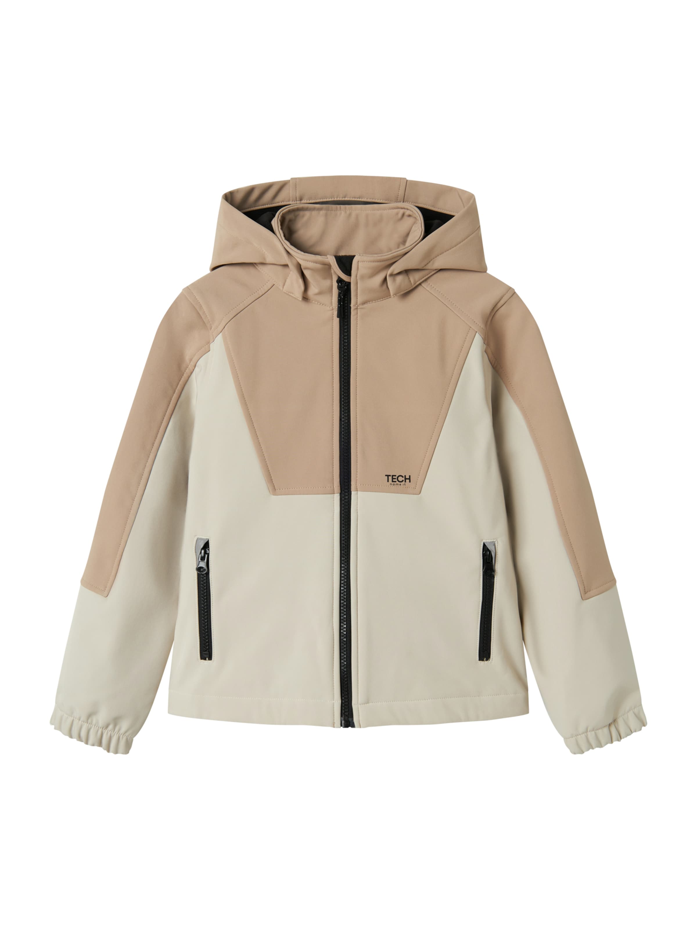 NAME IT Funktionsjakke 'NKNAlfa08' i beige: forside