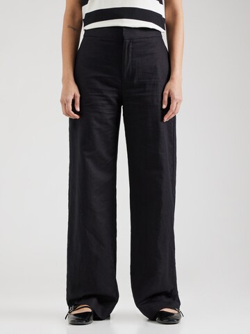 Lindex Wide Leg Hose 'Lykke' in Schwarz: Vorderseite