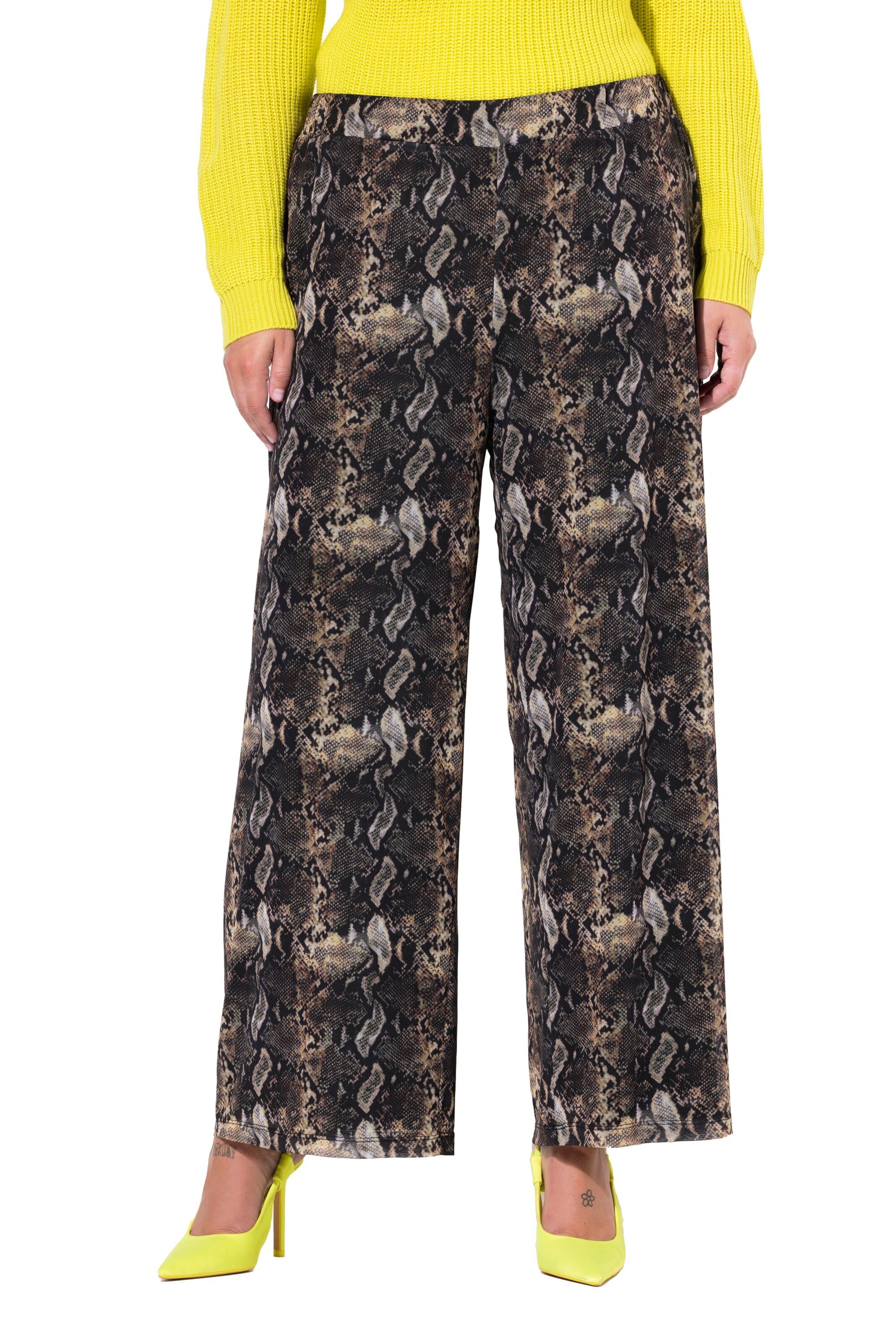 MIAMODA Loose fit Pants in Green: front