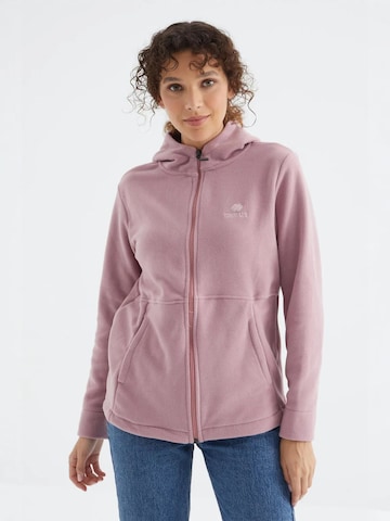 Giacca di pile di Tommy Life in lilla: frontale