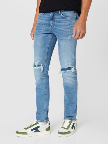 River Island Skinny Τζιν 'ELLIOT' σε μπλε: μπροστά