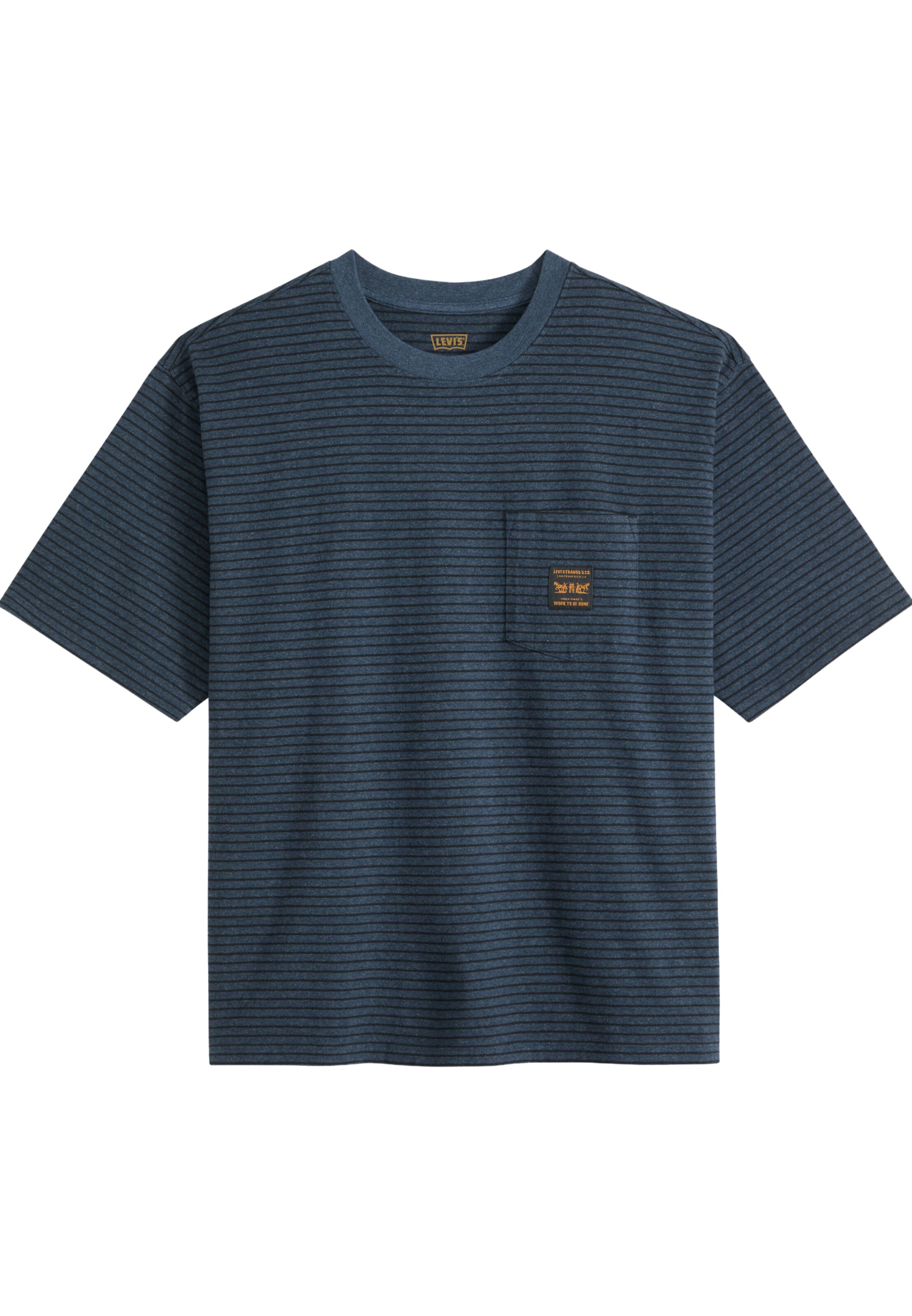 LEVI'S ® Μπλουζάκι 'WORKWEAR' σε XS σε ζαφείρι / μαύρο, Άποψη προϊόντος