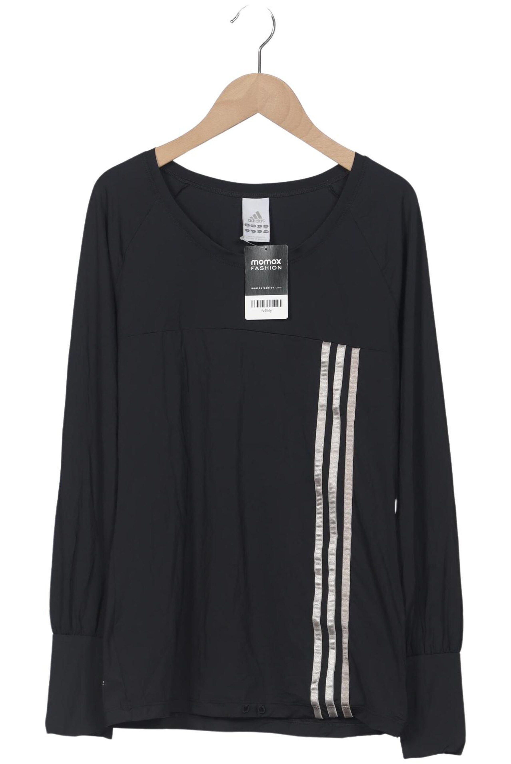 ADIDAS PERFORMANCE Langarmshirt M in Schwarz: Vorderseite