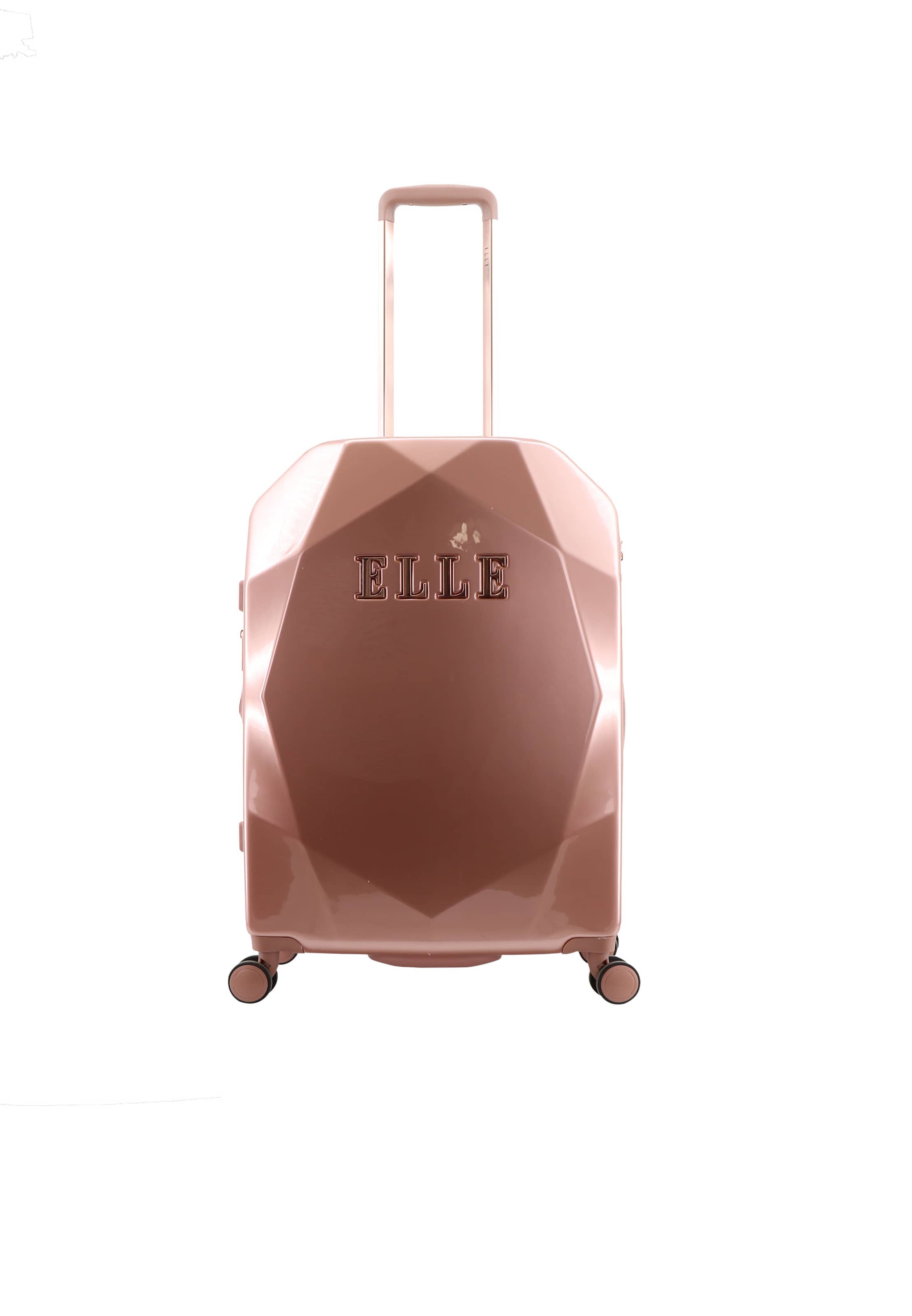 ELLE Suitcase 'Diamond' in Gold: front