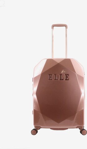 ELLE Suitcase 'Diamond' in Gold: front